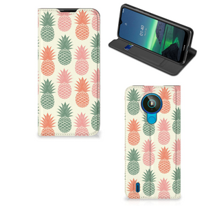 Nokia 1.4 Flip Style Cover Ananas