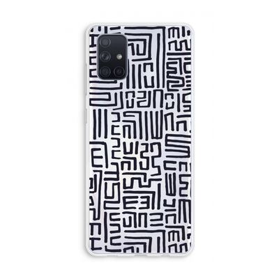 Moroccan Print: Galaxy A71 Transparant Hoesje
