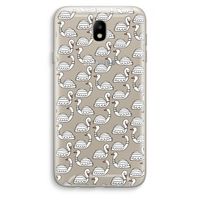 Zwanen: Samsung Galaxy J7 (2017) Transparant Hoesje