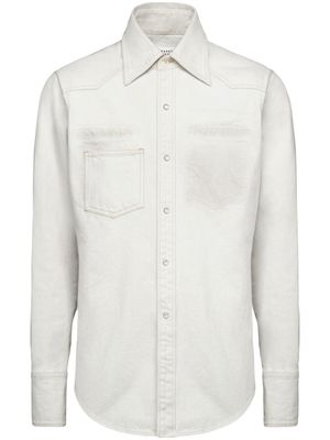 Maison Margiela chemise en jean Selvedge - Tons neutres