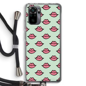 Lipjes: Xiaomi Redmi Note 10 Pro Transparant Hoesje met koord