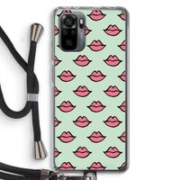 Lipjes: Xiaomi Redmi Note 10 Pro Transparant Hoesje met koord