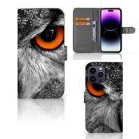 iPhone 15 Pro Max | Telefoonhoesje | Met pasjeshouder | Uil