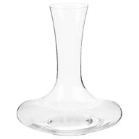 Wijn karaf/decanteer kan 1,5 liter van glas met taps toelopende hals   - - thumbnail