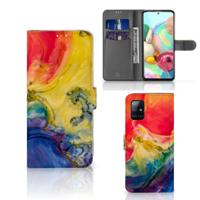 Hoesje Samsung Galaxy A71 Watercolor Dark