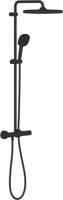 Grohe Vitalio Comfort 250 regendoucheset met 3 straalsoorten mat zwart