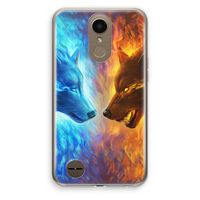 Fire & Ice: LG K10 (2017) Transparant Hoesje