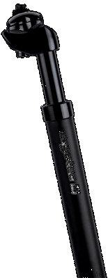 Ergotec Zadelpen verend sp-4.0 ø27.2 / 350 mm - zwart