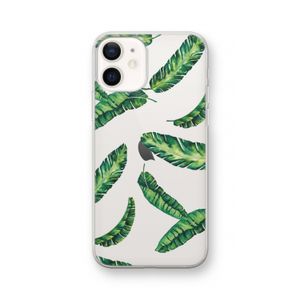 Lange bladeren: iPhone 12 Transparant Hoesje
