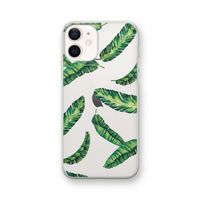 Lange bladeren: iPhone 12 Transparant Hoesje