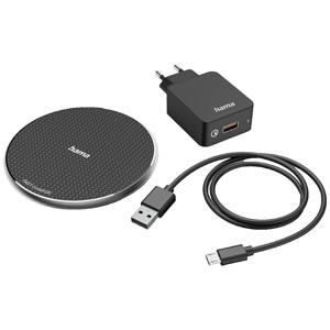 Hama 00201688 Inductie lader 2000 mA Uitgangen Qi-standaard Zwart