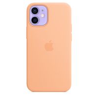 Apple origineel Silicone MagSafe Case iPhone 12 Mini Cantaloupe - MJYW3ZM/A - thumbnail