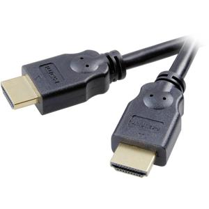 SpeaKa Professional SP-7869884 HDMI-kabel HDMI Aansluitkabel HDMI-A-stekker, HDMI-A-stekker 1.50 m Zwart Audio Return Channel (ARC), Vergulde steekcontacten,