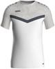 JAKO 6124 T-Shirt Iconic - Wit/Zachtgrijs/Antra Light - 3XL