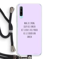 Sprong: Huawei P Smart Pro Transparant Hoesje met koord