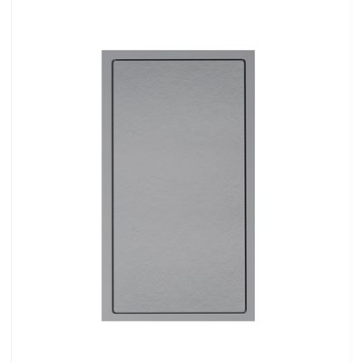 Douchebak BWS Infinity 160x90 cm Composietsteen Grijs