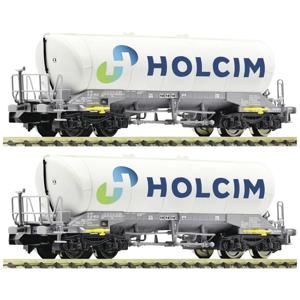 Fleischmann 6660047 N set van 2 silowagens van de Holcim