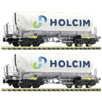 Fleischmann 6660047 N set van 2 silowagens van de Holcim