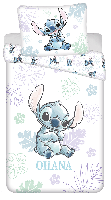 Lilo and Stitch Peuterdekbedovertrek Ohana White - 100 x 135 cm - Katoen