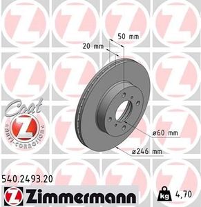 Remschijf Coat Z 540249320