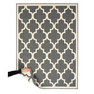 Tapeso Retro buitenkleed - Flip Lucky grijs - 200x280 cm