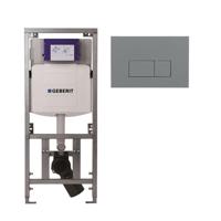 Geberit Inbouwreservoir - UP320 - QeramiQ push bedieningsplaat - dualflush - rechthoekige knoppen - kunststof licht grijs SW1102375 0701131 Geberit Inbouwreservoir - UP320 - QeramiQ push bedieningsplaat - dualflush - rechthoekige knoppen - kunststof licht grijs SW1102375 0701131