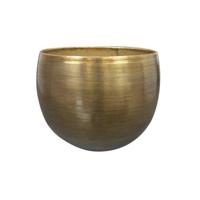 Ter Steege Bloempot Aluminium Goud D 38 cm H 30 cm