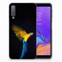 Samsung Galaxy A7 (2018) | TPU Hoesje | Papegaai