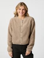 Neo Noir Limo Fluffy Knit Cardigan | Bruin