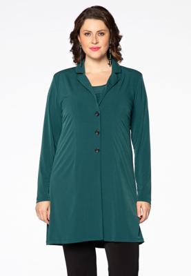 Yoek Blazer long | Groen | Maat 58/60