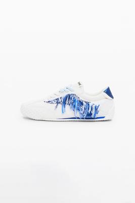 Gympen met rafelige stof - WHITE - 40