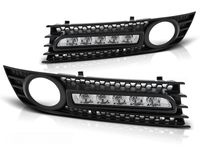 Tuning-Tec Mistlamp afdekking voor Audi A4 01-04 ZWART - thumbnail