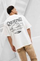 Quotrell Roadster T-Shirt Heren Wit/Zwart - Maat M - Kleur: WitZwart | Soccerfanshop