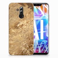 Huawei Mate 20 Lite TPU Siliconen Hoesje Marmer Creme