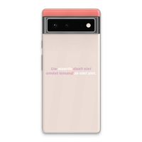 uw waarde daalt niet: Google Pixel 6 Transparant Hoesje