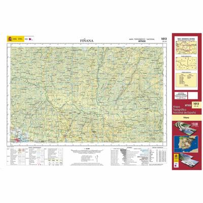 Topografische kaart 1012 MT50 Fiñana | CNIG - Instituto Geográfico Nacional1