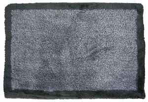 Wicotex badmat 60x90 cm. Acryl grijs gemêleerd