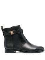 Lauren Ralph Lauren bottines Briele en cuir - Noir - thumbnail