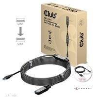 club3D USB-kabel USB 3.2 Gen1 (USB 3.0 / USB 3.1 Gen1) 10.00 m Zwart CAC-1405 - thumbnail