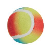 Pets Collection Hondenspeelgoed - 3x - tennisballen - rubber - 6,5 cm - regenboog kleuren