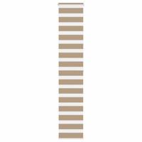Zebra Blind 40x200 cm stofbreedte 35,9 cm polyester zandbruin Zebra Blind 40x200 cm stofbreedte 35,9 cm polyester zandbruin