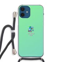 Win98: iPhone 12 Transparant Hoesje met koord
