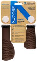 HERRMANS handvatset nucore town wave 90/130mm bruin