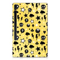 Tablet BackCover Samsung Galaxy Tab S7 Plus | S8 Plus Punk Geel