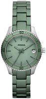 Horlogeband Fossil ES3047 Aluminium Groen 14mm Horlogeband Fossil ES3047 Aluminium Groen 14mm