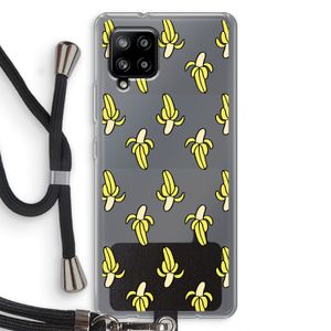 Bananas: Samsung Galaxy A42 5G Transparant Hoesje met koord