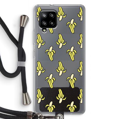 Bananas: Samsung Galaxy A42 5G Transparant Hoesje met koord