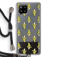 Bananas: Samsung Galaxy A42 5G Transparant Hoesje met koord
