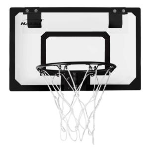 Basketbal hoepelset met 3 ballen 45,5x30,5 cm zwart nylon en kunststof