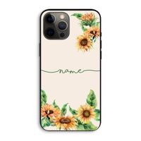 Zonnebloemen: iPhone 12 Pro Max Biologisch afbreekbaar hoesje